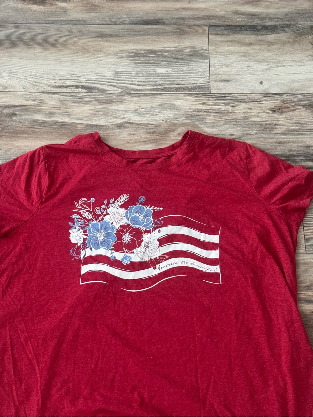 Maurice’s America the Beautiful Tshirt size 2X Red